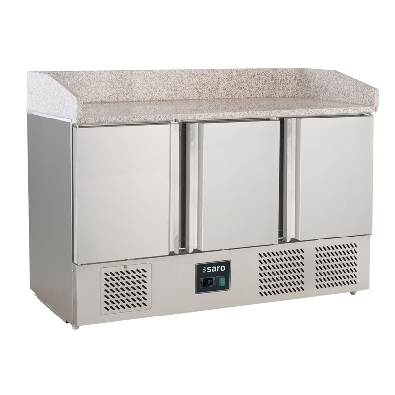 Pizzabänk, 3 dörrar, modell S 903 PZ S/S TOP PRO