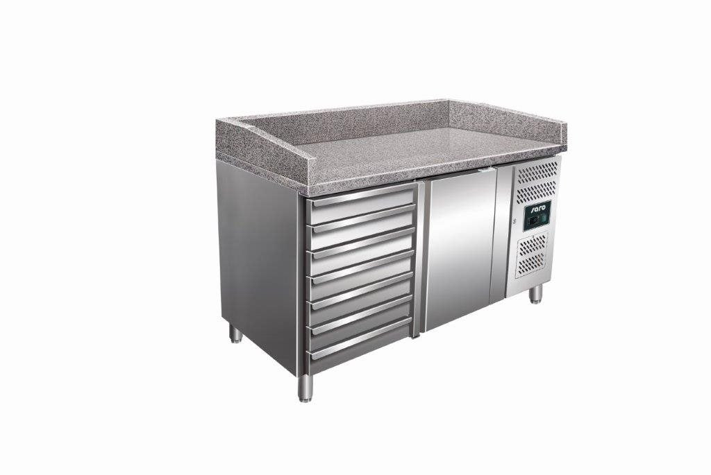 Pizzakylbänk PZ 1610 TN, Granitskiva, 0,35kW, 221 L