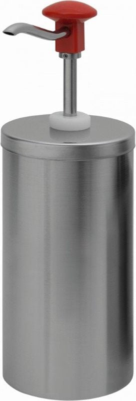 Såsdispenser 2,25 L, Rostfritt stål, Justerbar dosering
