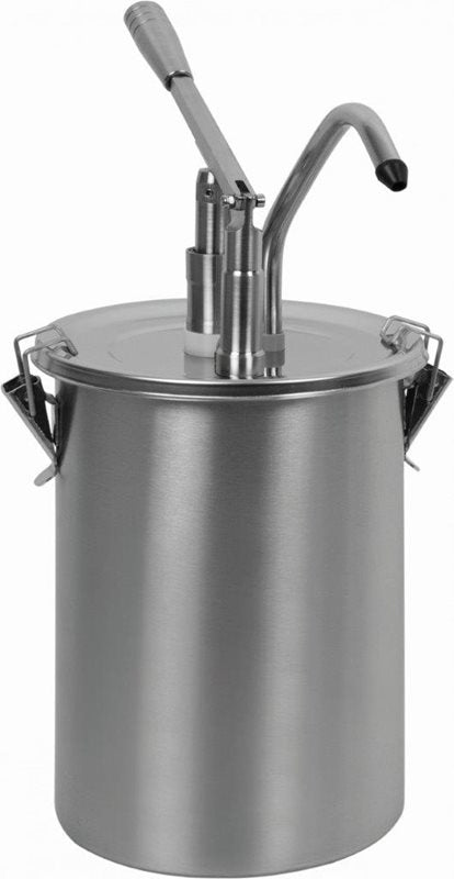 Såsdispenser 4,5 L, Rostfritt stål, Justerbar dosering