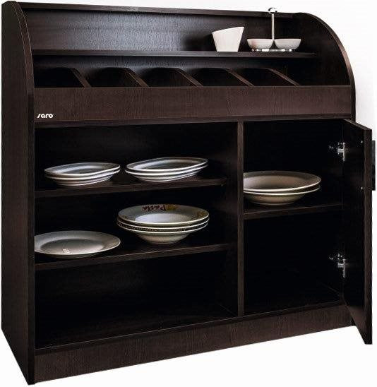 Serveringsdisk Wenge, Träfaner, 1000 x 400 x 1065