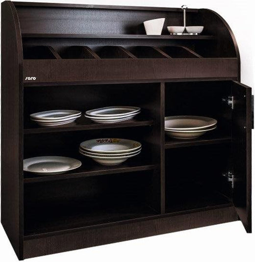 Serveringsdisk Wenge, Träfaner, 1000 x 400 x 1065