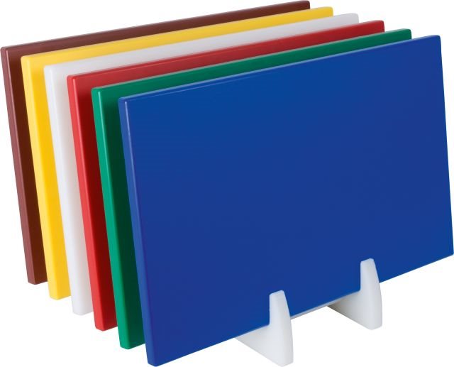 skärbräda i polyeten, halkfria fötter