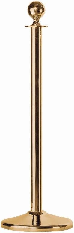 Stolpe 1000mm, För avdelningsrep, Guld