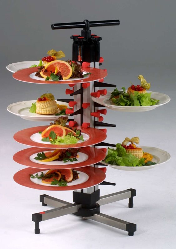 tallriksstaplingssystem Plate-Mate bord modell TM-24