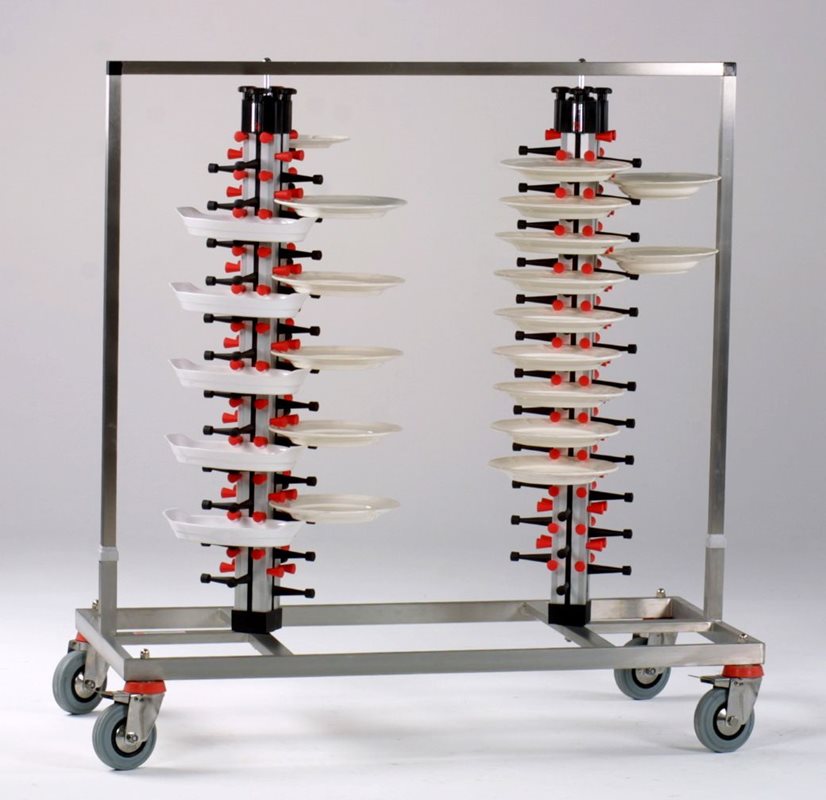 tallriksstaplingssystem Plate-Mate modell TWIN-96