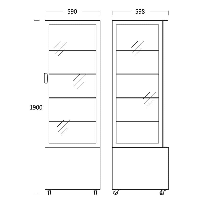 Display kylskåp DC402BB