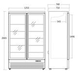 Displayfrys DF1006BD
