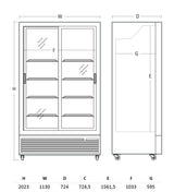 Displaykyl DC1000BSLD, 933l