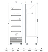 Displaykyl DC426BGD, 361l