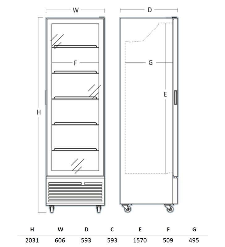 Displaykyl DC426BGD, 361l