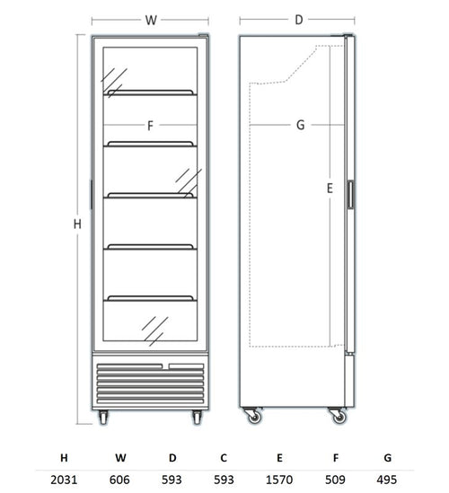 Displaykyl DC426BGD, 361l