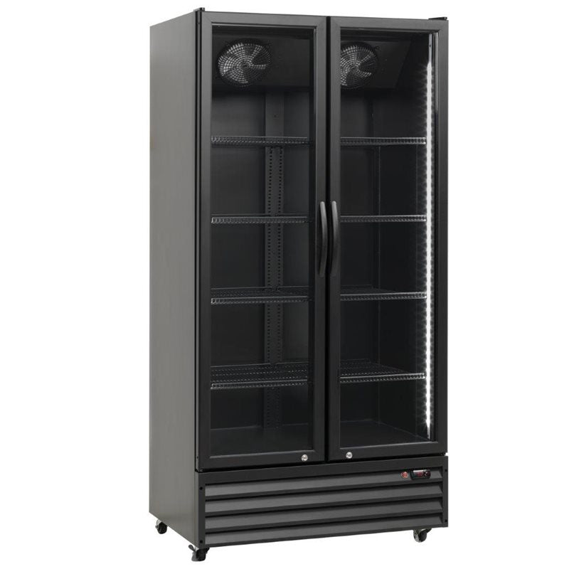 Displaykyl SD 826 BE, 2 Dörrar, 510W, 776 L, Svart