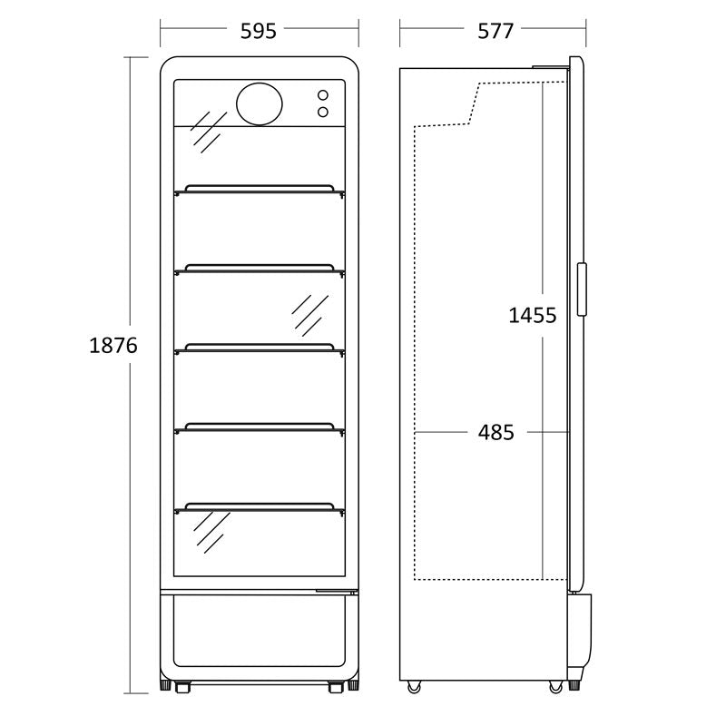 Displaykyl Svart DC380BD