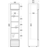 Drickakyl SD 217 BE, 1Dörr, 230W, 160 L