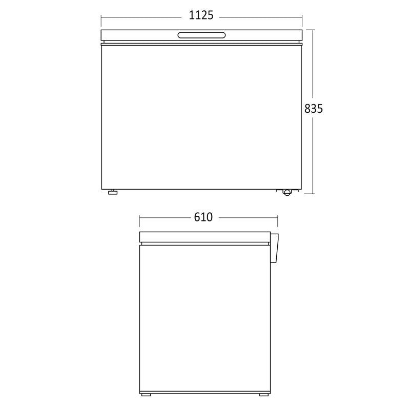 Frysbox CF300WD 299l