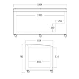 Kyl/frys Gondol 600l