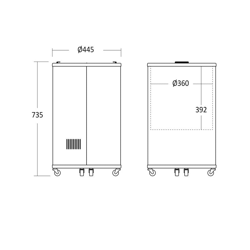 Partykyl TK 42 BE, 100W, 41 L