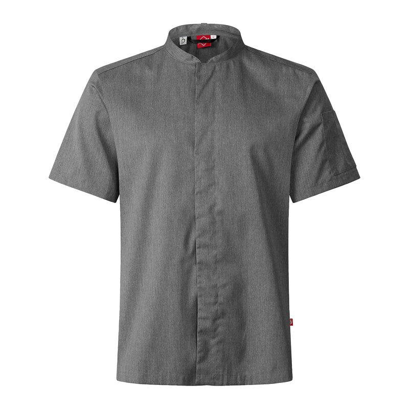 Kockskjorta unisex Grå melange