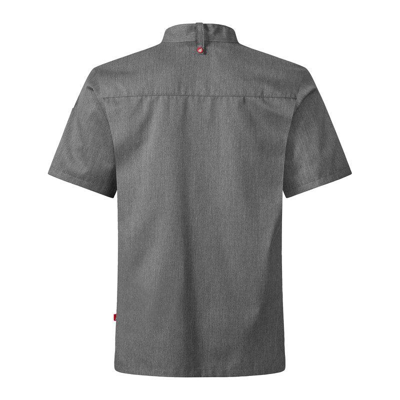 Kockskjorta unisex Grå melange
