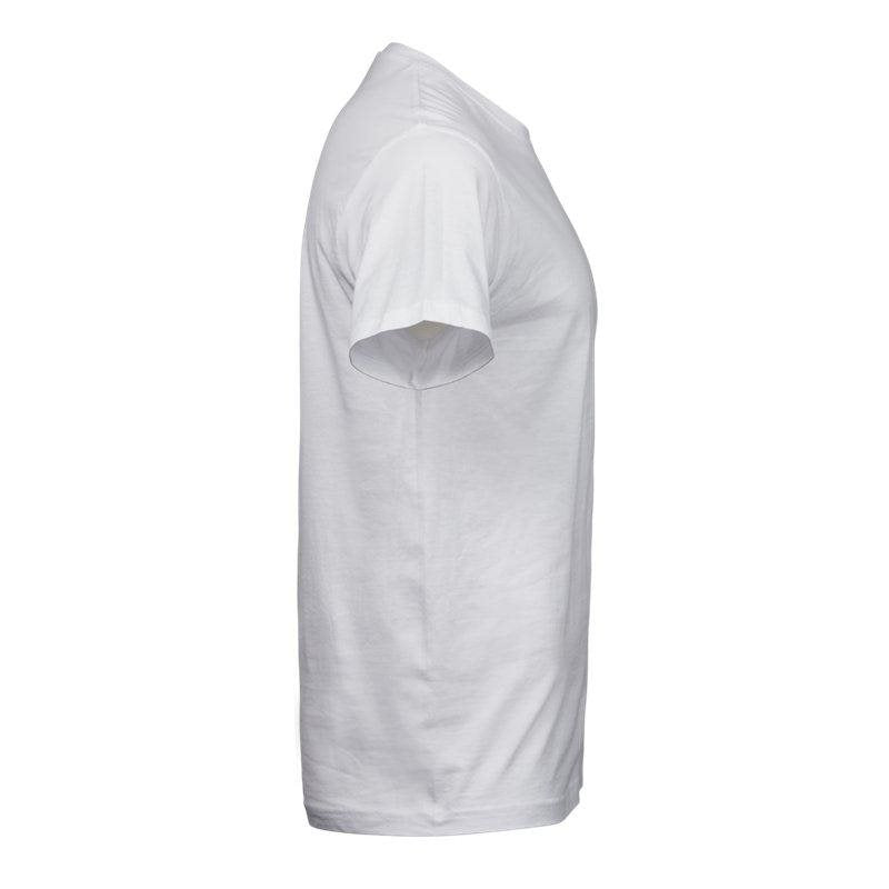T-Shirt Basic Unisex Vit L