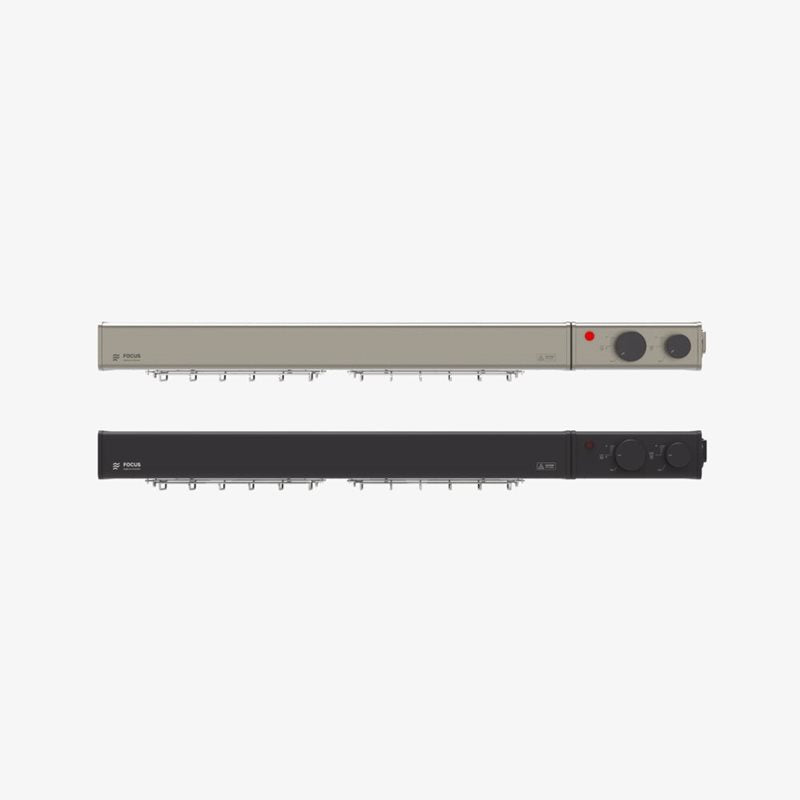 Värmelist Focus 90 Nickel