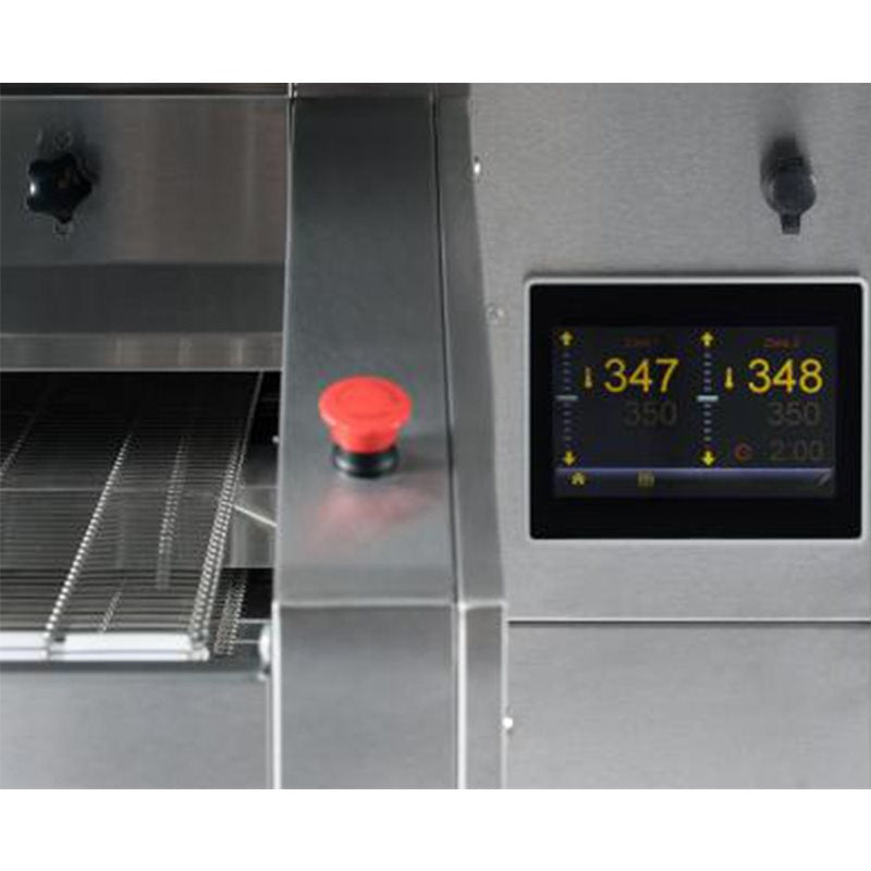 Tunnelpizzaugn TP21, 2-däck, 24 kW, 400°C, Digital panel