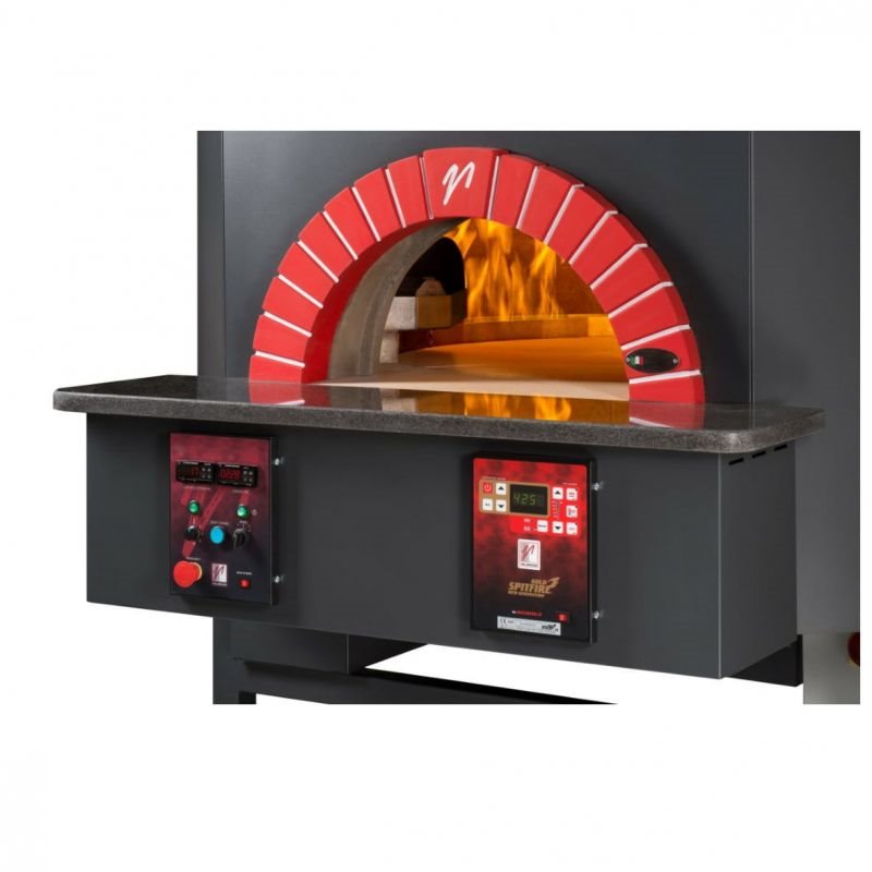 Pizzaugn, Roterande botten Gas/Ved