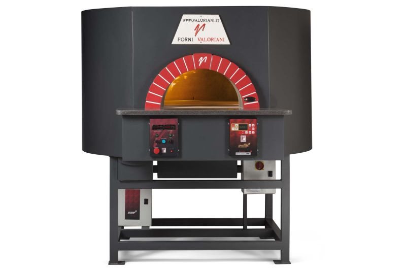 Pizzaugn, Roterande botten Gas/Ved