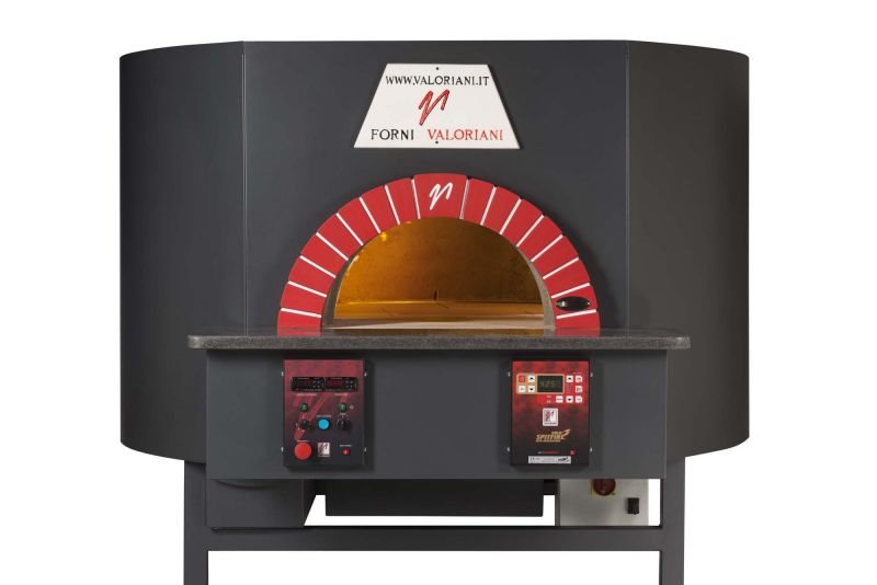 Pizzaugn, Roterande botten Gas/Ved