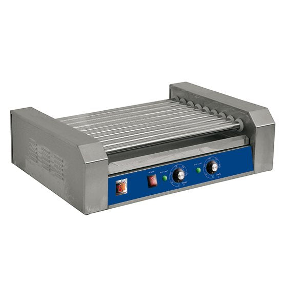 Rullgrill med skyddsglas,  9 rullar