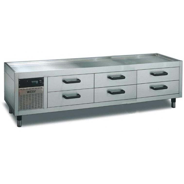 Grillkylbänk MKE 22/6, 6 GN 1/1 Lådor