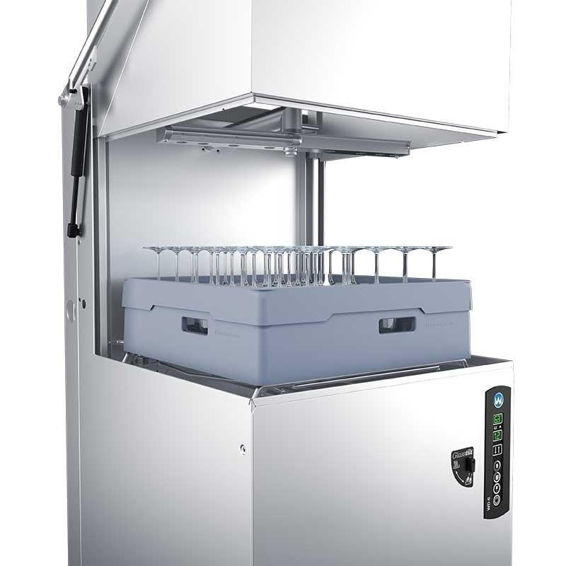 Glasdiskmaskin WD-6, Minimerar glaspolering