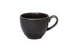 Kaffekopp 20 cl Rhea, Fältspatporslin, brun/svart,