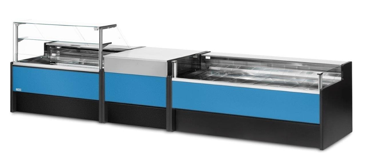 Värmedisk Porthos, Bain Marie, Centralkyla, Grå